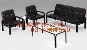 TMJ030-16 鋼管沙發組(1+1+3人座，大小茶几